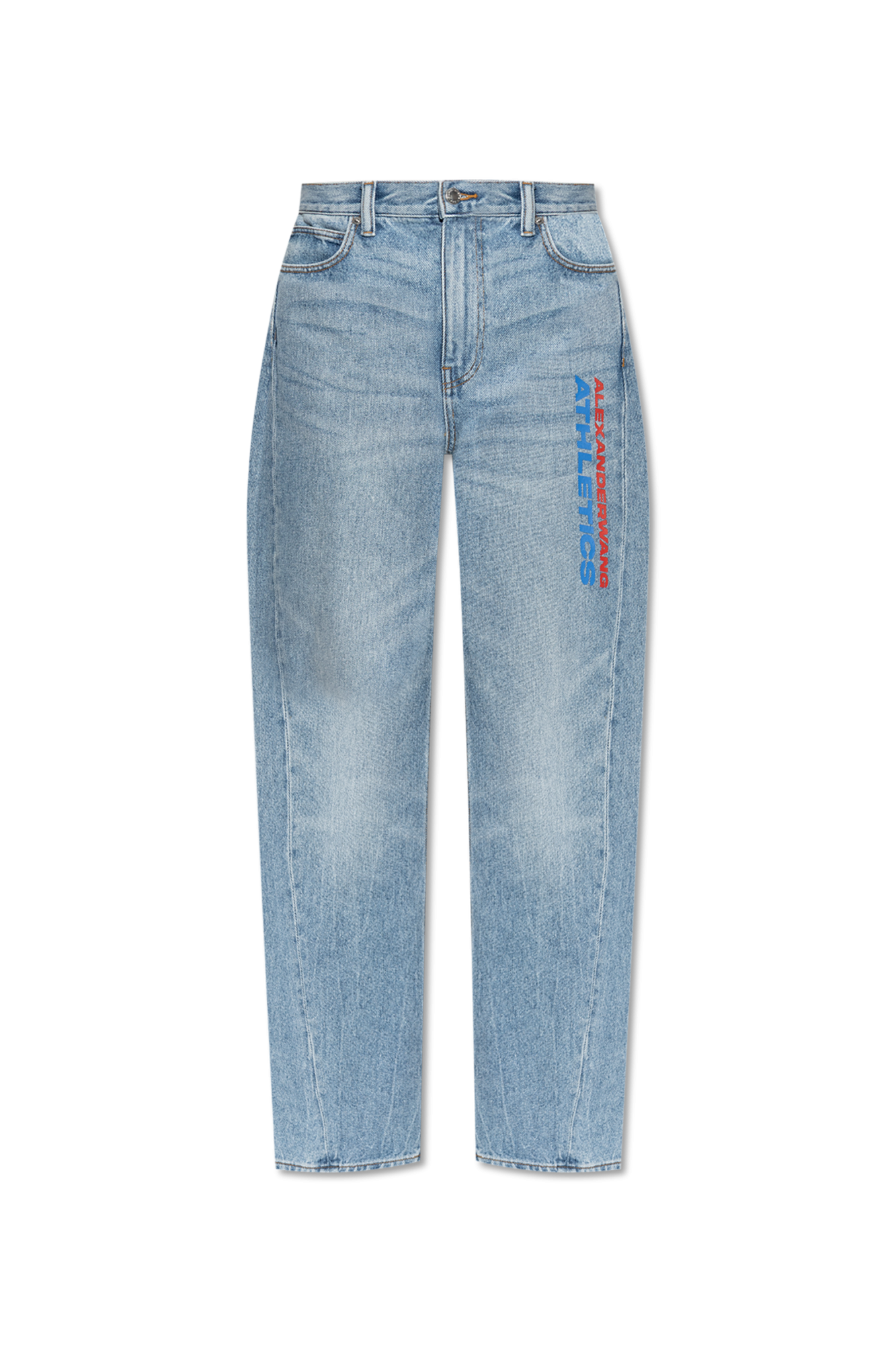 Blue Jeans with printed logo Alexander Wang - Vitkac AS